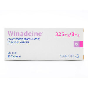 WINADEINE 325/8 MG 10 TABLETAS