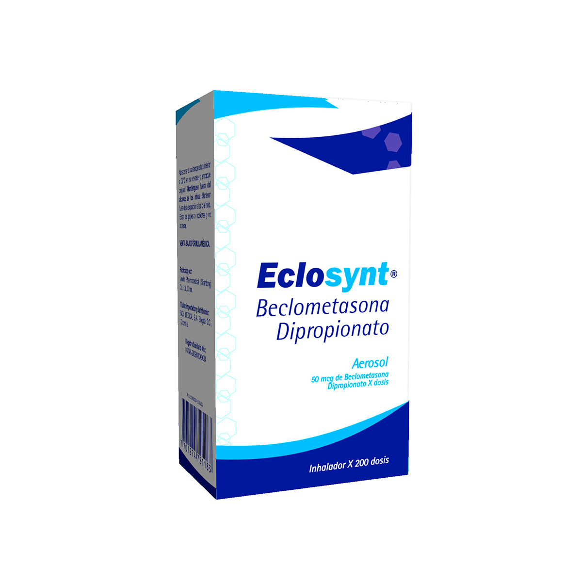 BECLOMET. ECLOSYNT 50MCG INHAL 200DOSIS