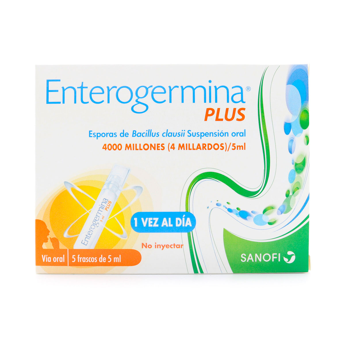 ENTEROGERMINA PLUS 5 AMPOLLAS BEBIBLES