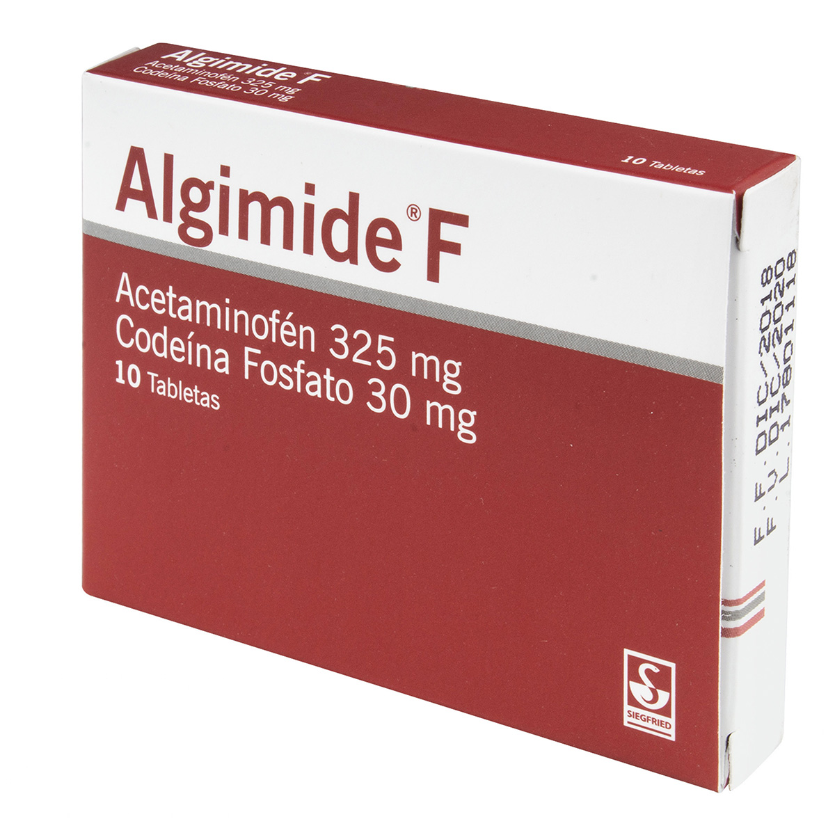 ALGIMIDE F 325/30 MG 10 TBS ACETA/CODEIN
