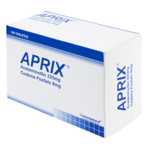APRIX 325/8 MG 100 TABLETAS