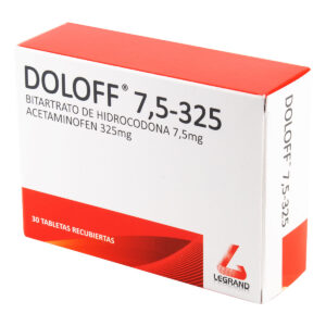 DOLOFF 7.5-325 30 TABLETAS