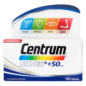 CENTRUM SILVER 50 ANOS 100 TABLETAS