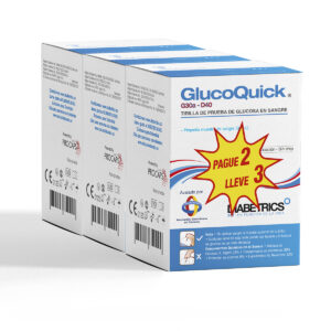 TIRAS REA.GLUCOQUICK 50 PG 2 LL3