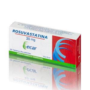 ROSUVASTATINA 20MG 30 TBS ECAR