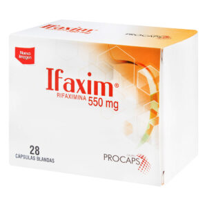 IFAXIM 550 MG 28 CAPSULAS