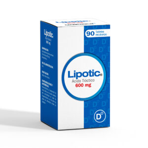 LIPOTIC 600 MG 90 TABLETAS