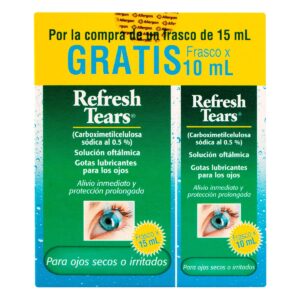 REFRESH TEARS GOTAS LUBR.15 ML+10 ML