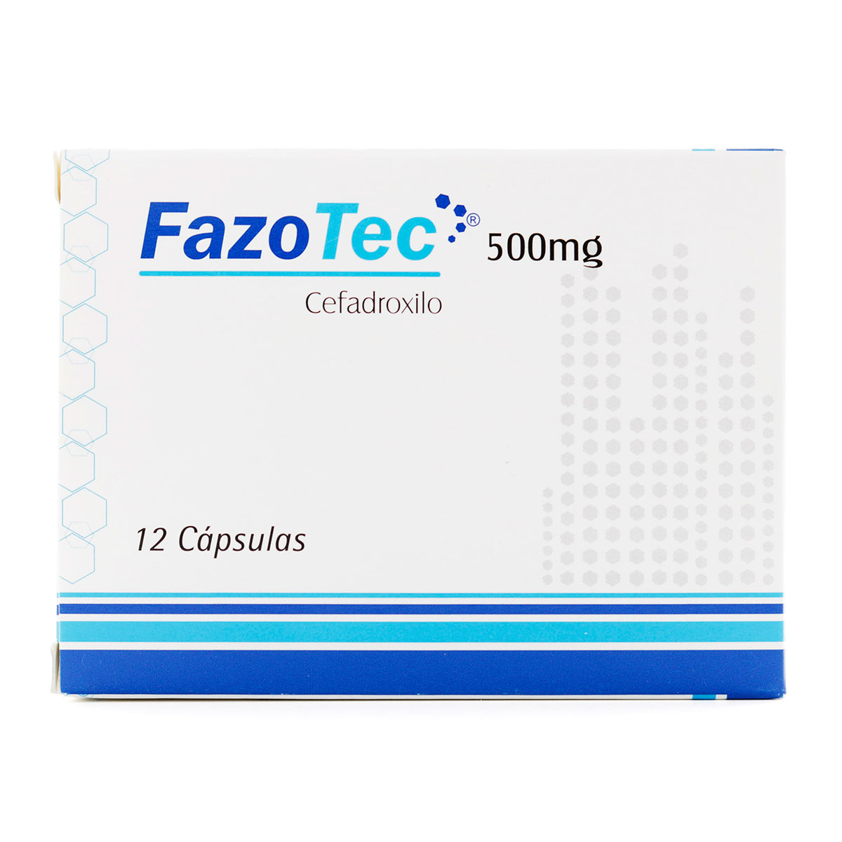 FAZOTEC 500 MG 12 CAPSULAS
