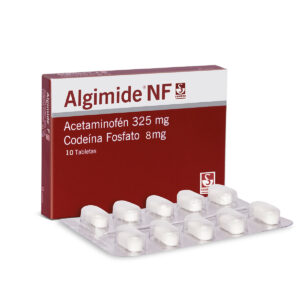 ALGIMIDE NF 325/8 MG 10 TBS ACETAM/CODE