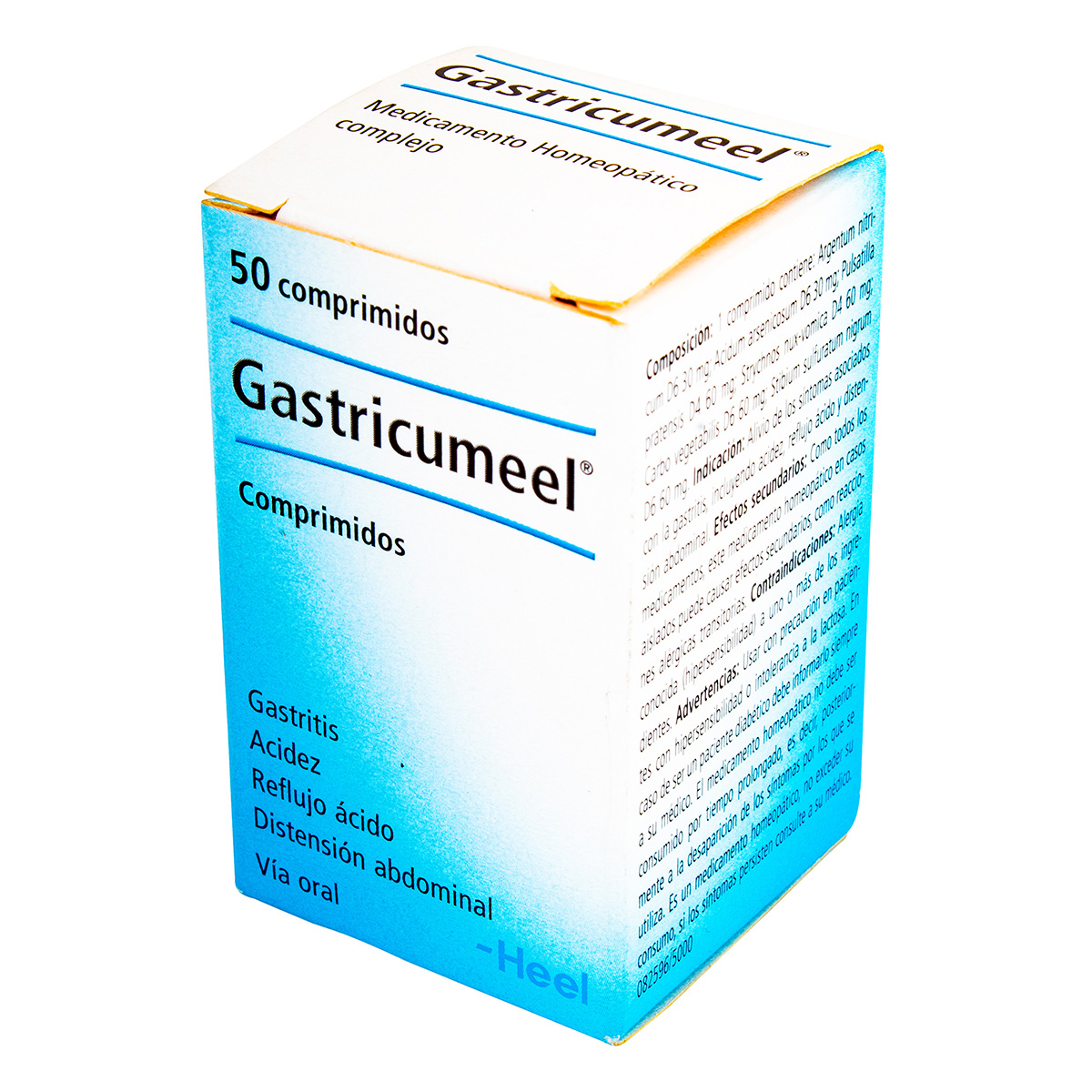GASTRICUMEEL 60 MG 50 COMPRIMIDOS