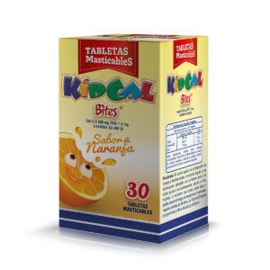 KIDCAL BITES NARANJA 30 TABLETAS