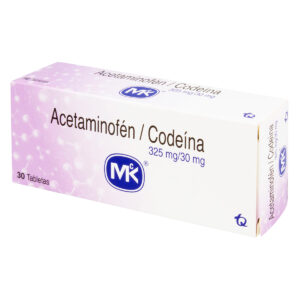 ACETAMINOFEN+CODEINA 325/30MG 30 TBS MK