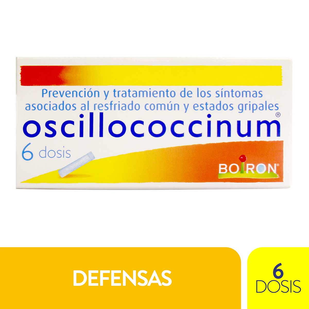 OSCILLOCOCCINUM 6 DOSIS