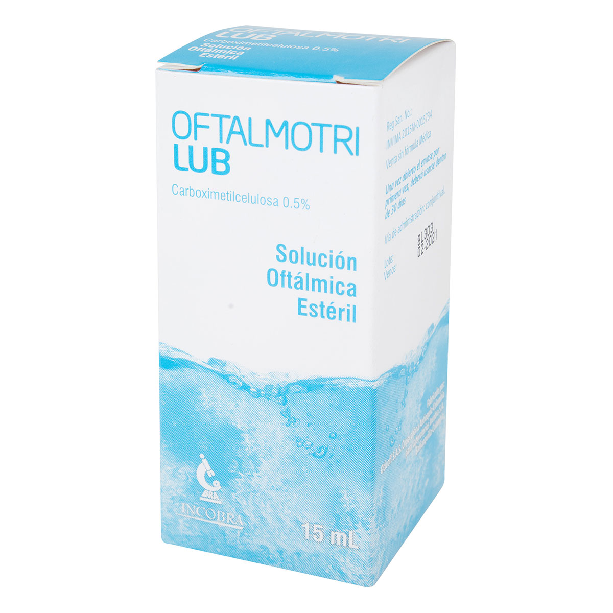 OFTALMOTRI LUB SOLUCION OFTALMICA 15 ML