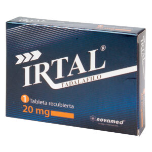 TADALAFILO IRTAL 20 MG 1 TABLETAS