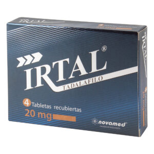 TADALAFILO IRTAL 20 MG 4 TABLETAS