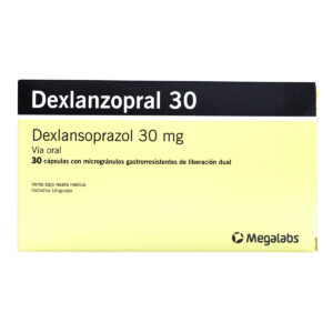 DEXLANZOPRAL 30 MG 30 CAPSULAS