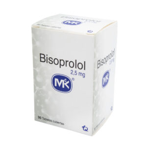 BISOPROLOL 2.5 MG 30 TABLETAS MK10520
