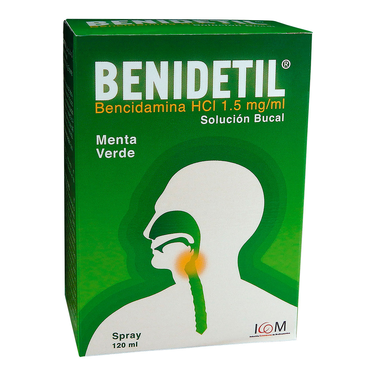 BENIDETIL 1.5MG MENT 120 ML SPR ICOM