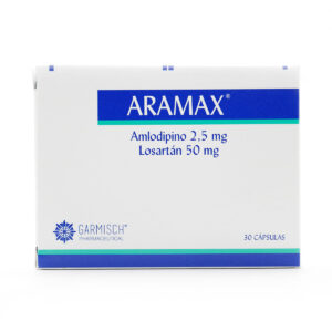 ARAMAX 2.5/50 MG 30 CAPSULAS