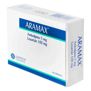 ARAMAX 5/100 MG 30 CAPSULAS