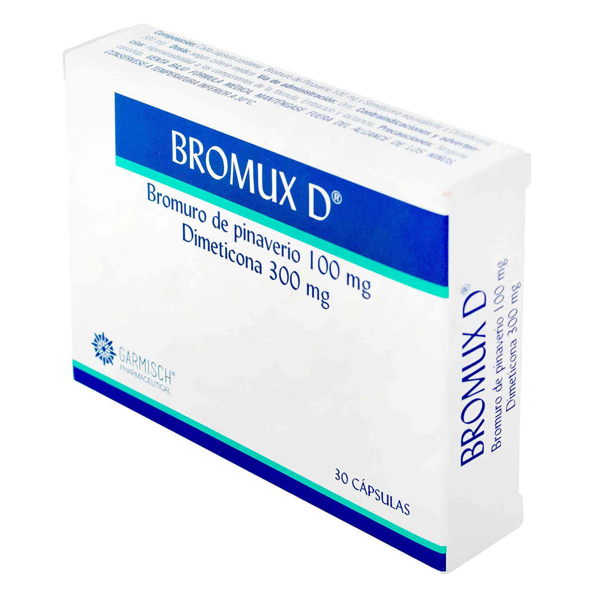 BROMUX D 100 MG 30 CAPSULAS
