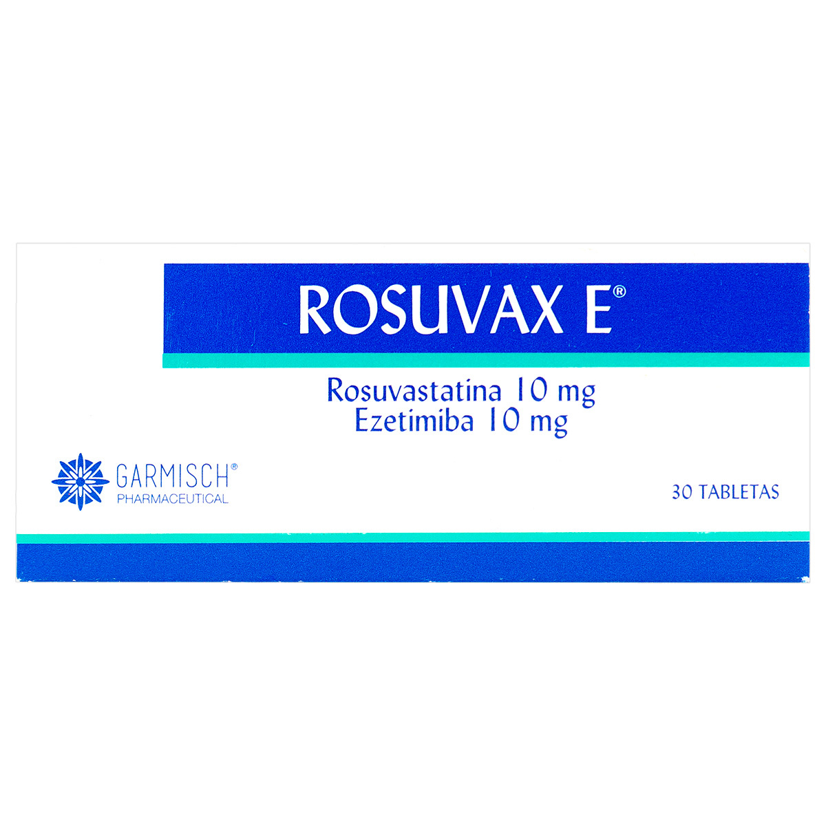 ROSUVAX E 10 MG 30 TABLETAS