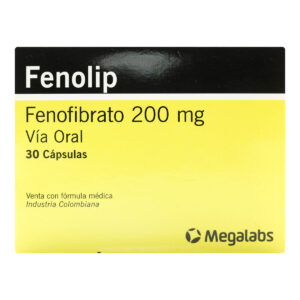 FENOLIP 200 MG 30 CAPSULAS