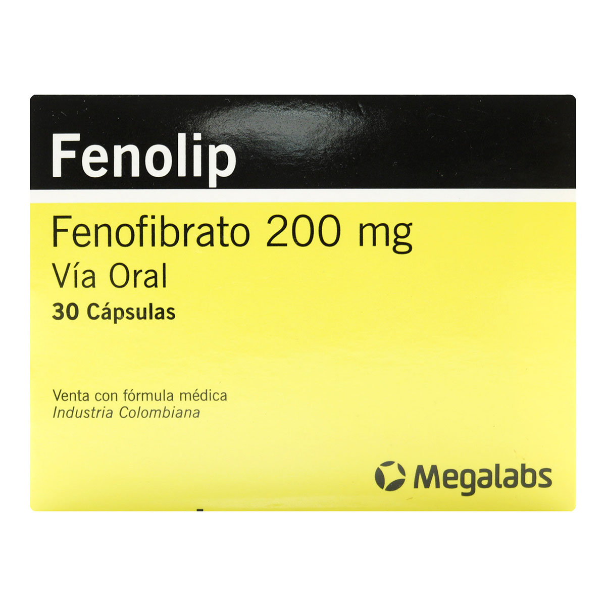 FENOLIP 200 MG 30 CAPSULAS