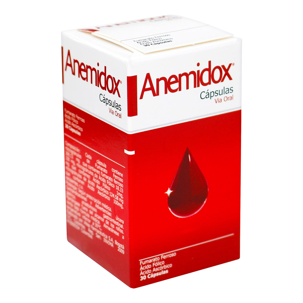 ANEMIDOX 30 CAPSULAS
