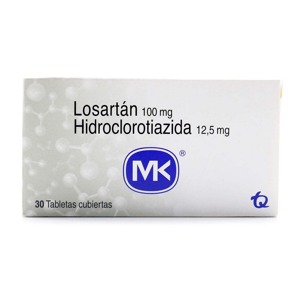 LOSARTAN 100MG+HCT 12.5MG 30 TBS MK