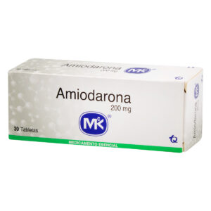 AMIODARONA 200 MG 30 TABLETAS MK