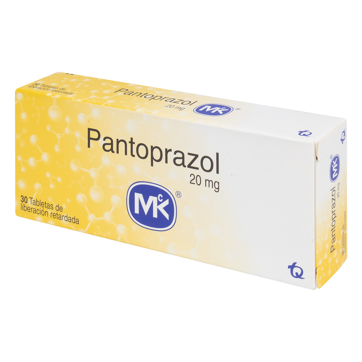 PANTOPRAZOL 20 MG 30 TABLETAS MK