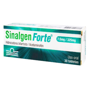 SINALGEN FORTE 7.5/325 MG 30TBS