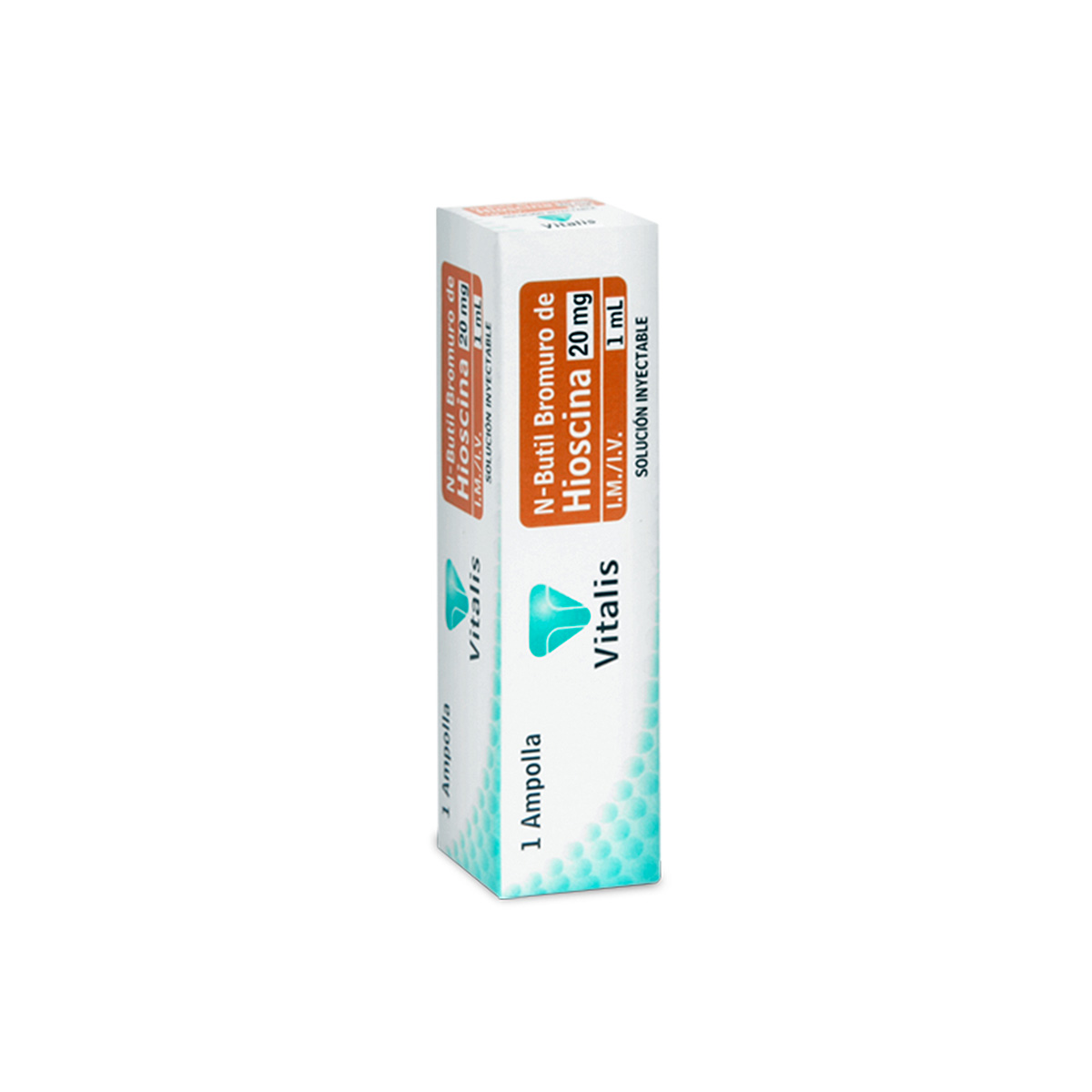 N-BUTIL BROMURO 20MG/1ML 1 AMPOLLA VT