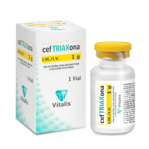 CEFTRIAXONA 1 G 1 AMPOLLAS VT