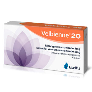 VELBIENNE 20 2 MG 28 COMPRIMIDOS