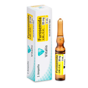 FUROSEMIDA 20MG/2ML 1 AMPOLLA VT