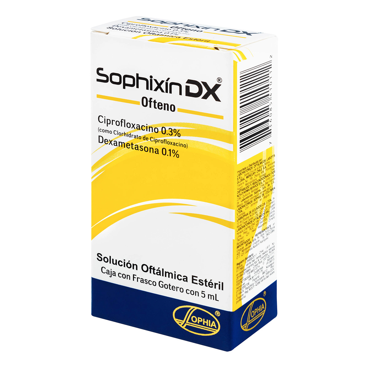 SOPHIXIN DX OFTENO 0.1% 0.3% 5 ML.