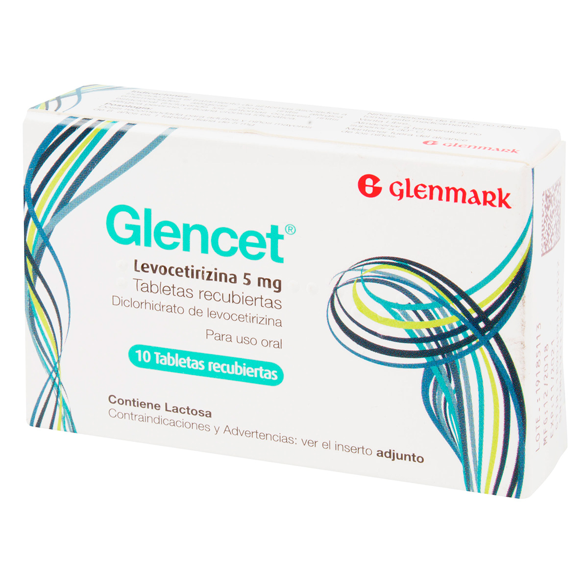 GLENCET 5 MG 10 TABLETAS