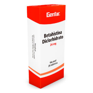 BETAHISTINA 24 MG 20 TABLETAS GF