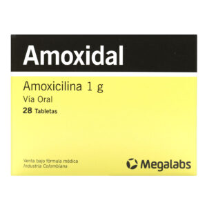 AMOXIDAL 1 GRAMO 28 TABLETAS