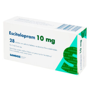 ESCITALOPRAM 10 MG 28 TABLETAS SZ