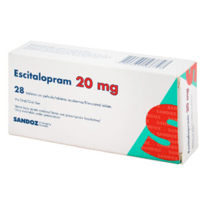 ESCITALOPRAM 20 MG 28 TABLETAS SZ