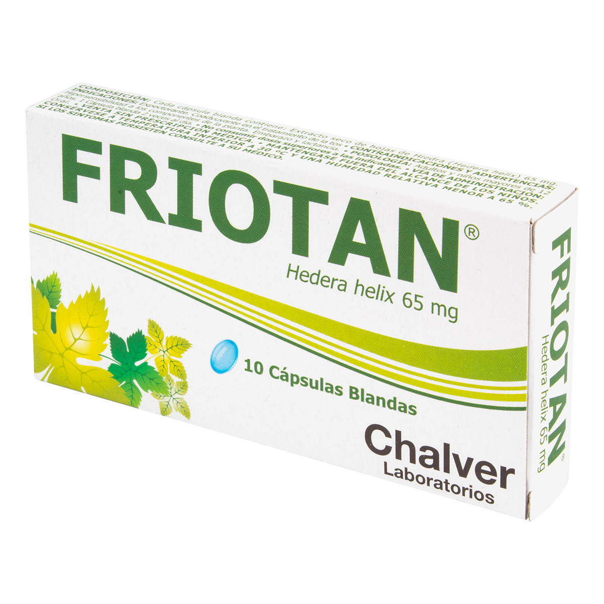 FRIOTAN HEDERA HELIX 65MG 10 CAPSULAS