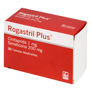 ROGASTRIL PLUS 1MG/200MG 30 TBS MASTIC