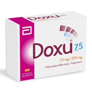 DOXU 250MG/7.5MG 20 TABLETAS