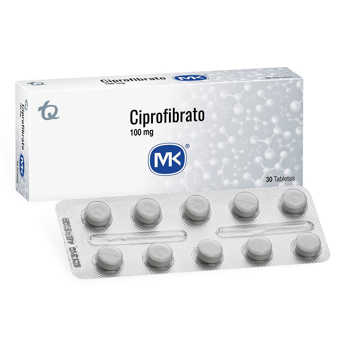 CIPROFIBRATO 100MG 30 TBS MK 25920