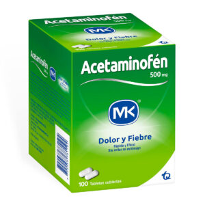ACETAMINOFEN 500 MG 100 TAB MK